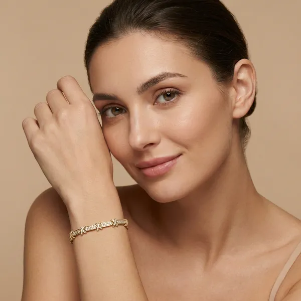 Gold_And_Silver_Infinity_Pave_Chain_Anti_Tarnish_Bracelet_For_Women