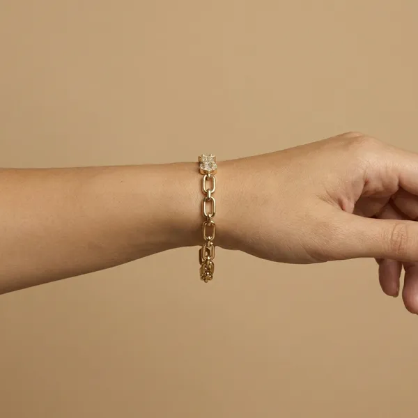 Gold_And_Silver_Geometric_Pave_Anti_Tarnish_Bracelet_For_Women