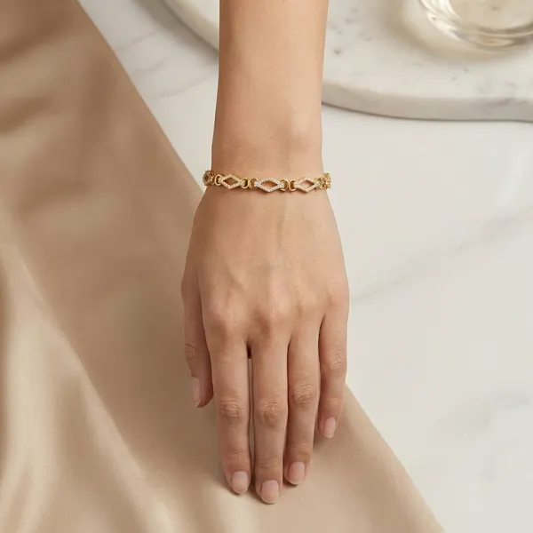 Gold_And_Silver_Kite_Pave_Anti_Tarnish_Bracelet_For_Women