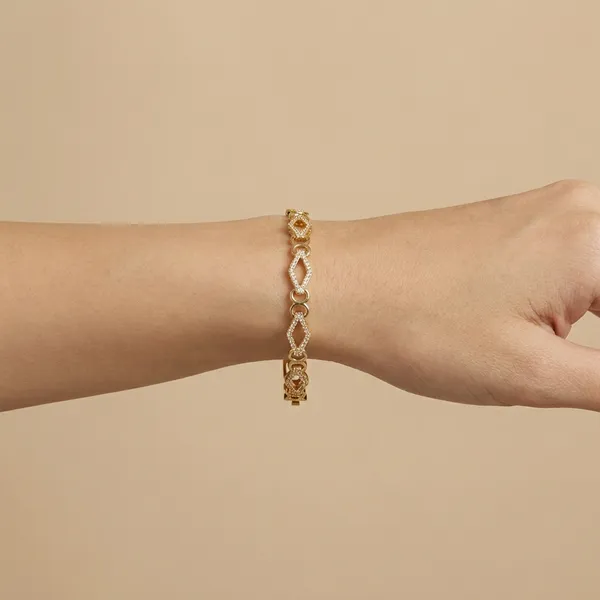 Gold_And_Silver_Kite_Pave_Anti_Tarnish_Bracelet_For_Women