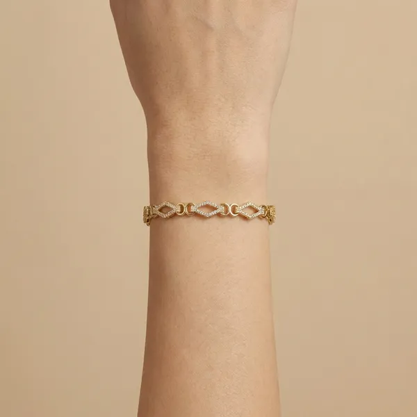 Gold_And_Silver_Kite_Pave_Anti_Tarnish_Bracelet_For_Women