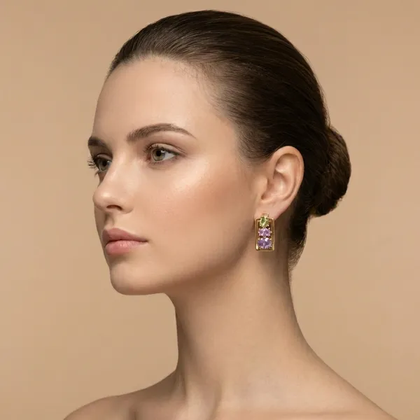 Multicolor_Pastel_Rectangle_Stone_Ears_Anti_Tarnish_Earring_For_Women