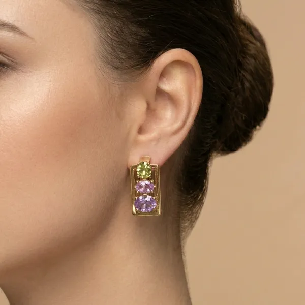 Multicolor_Pastel_Rectangle_Stone_Ears_Anti_Tarnish_Earring_For_Women