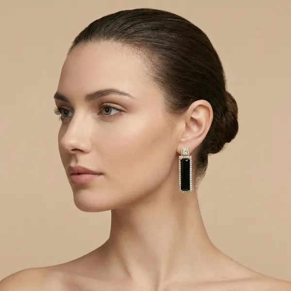 Black_Baguette_Crystal_Drop_Ears_Anti_Tarnish_Earring_For_Women