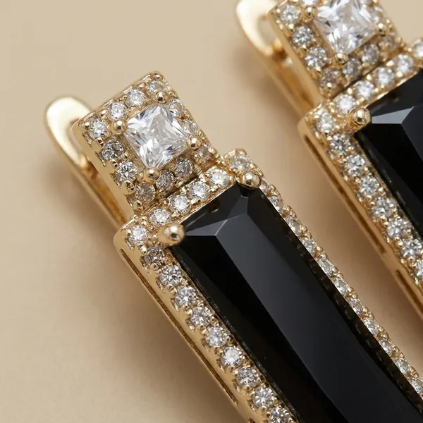 Black_Baguette_Crystal_Drop_Ears_Anti_Tarnish_Earring_For_Women