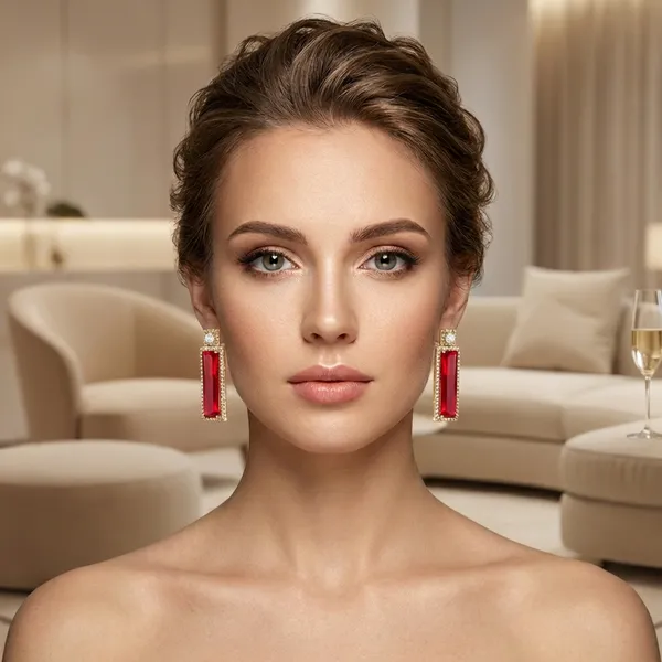 Red_Ruby_Baguette_Crystal_Drop_Ears_Anti_Tarnish_Earring_For_Women