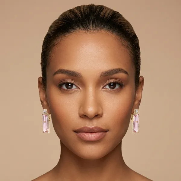 Pink_Baguette_Crystal_Drop_Ears_Anti_Tarnish_Earring_For_Women