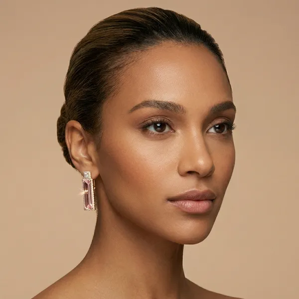 Pink_Baguette_Crystal_Drop_Ears_Anti_Tarnish_Earring_For_Women