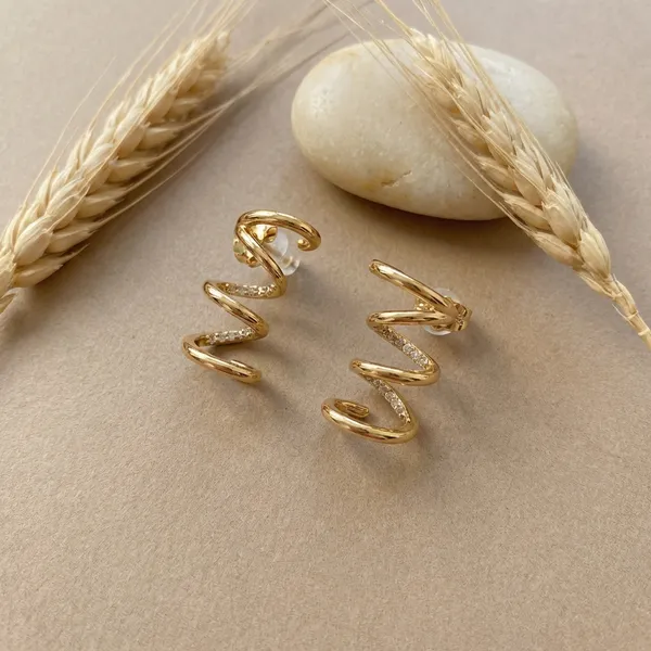 Gold_Spiral_Hoop_Ears_Anti_Tarnish_Earring_For_Women