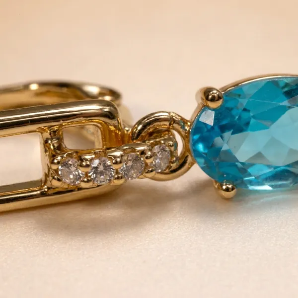 Blue_Oval_Drop_Ears_Anti_Tarnish_Earring_For_Women