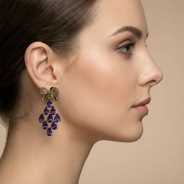 Purple_Crystal_Bow_Cascade_Ears_Anti_Tarnish_Earring_For_Women