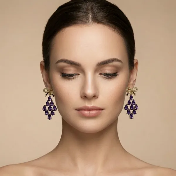 Purple_Crystal_Bow_Cascade_Ears_Anti_Tarnish_Earring_For_Women