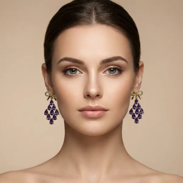 Purple_Crystal_Bow_Cascade_Ears_Anti_Tarnish_Earring_For_Women