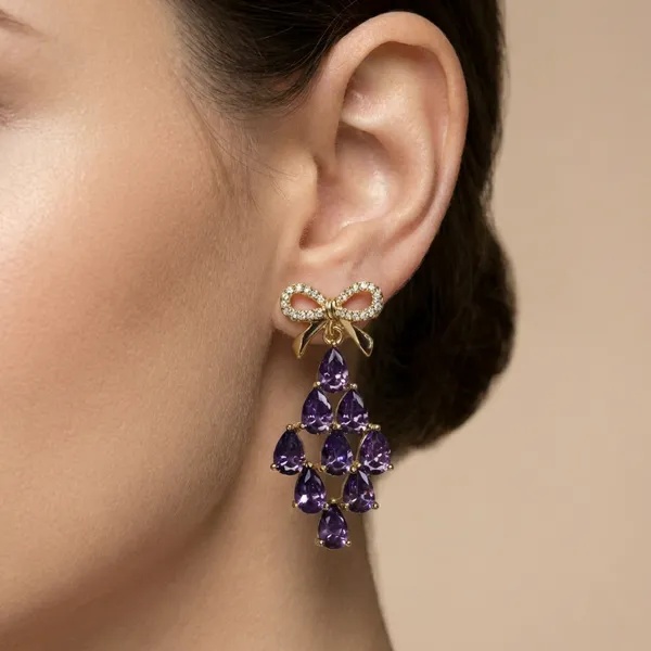 Purple_Crystal_Bow_Cascade_Ears_Anti_Tarnish_Earring_For_Women