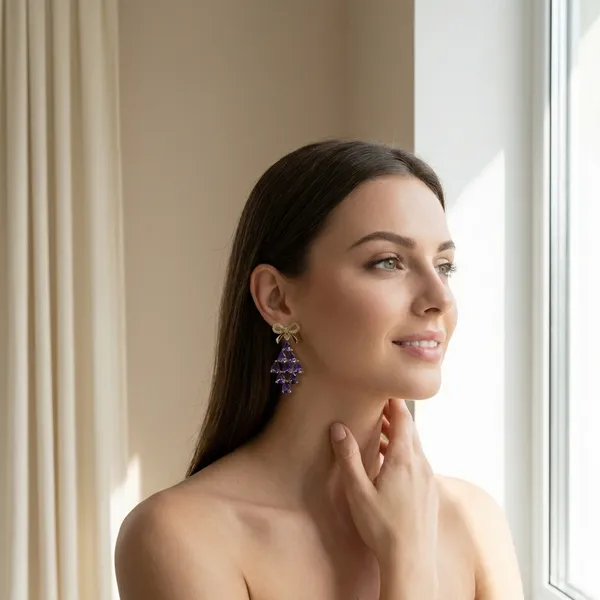 Purple_Crystal_Bow_Cascade_Ears_Anti_Tarnish_Earring_For_Women