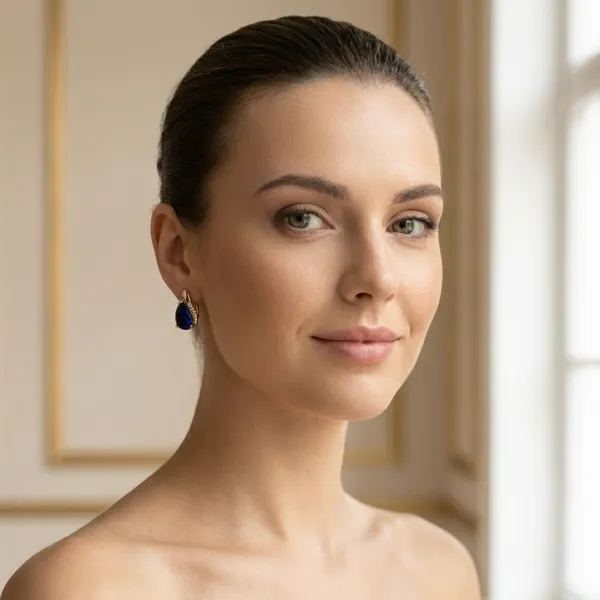 Blue_Teardrop_Crystal_Ears_Anti_Tarnish_Earring_For_Women