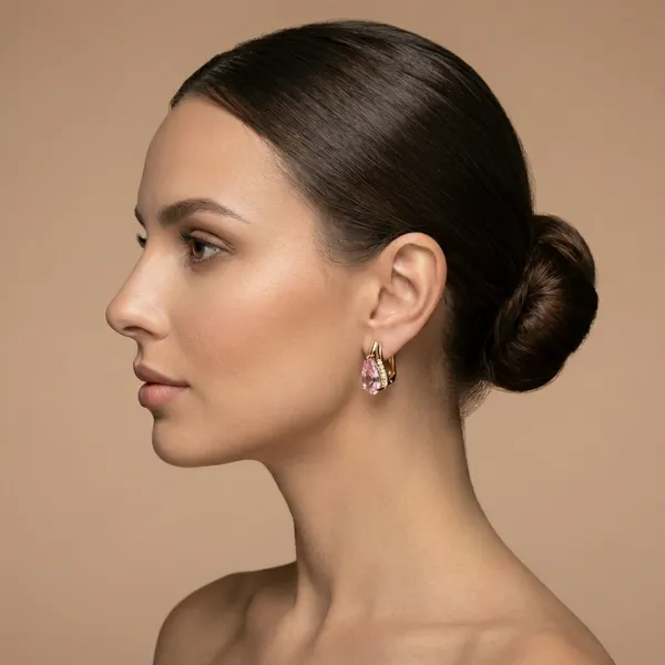 Pink_Teardrop_Crystal_Ears_Anti_Tarnish_Earring_For_Women