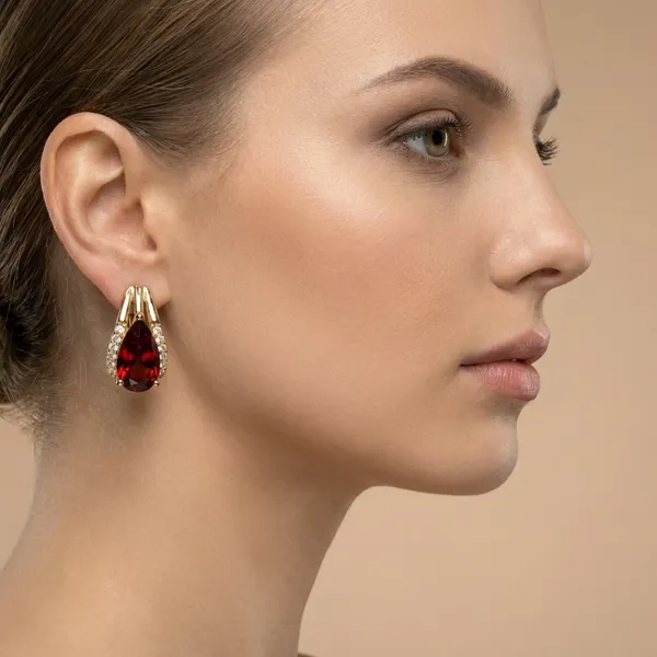 Red_Teardrop_Crystal_Ears_Anti_Tarnish_Earring_For_Women