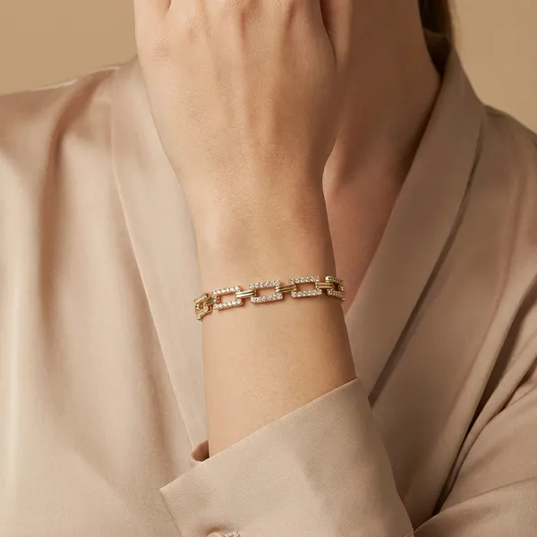Gold_And_Silver_Slender_Bar_Anti_Tarnish_Bracelet_For_Women
