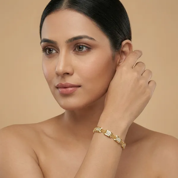 Gold_And_Silver_Crystal_Bar_Anti_Tarnish_Bracelet_For_Women