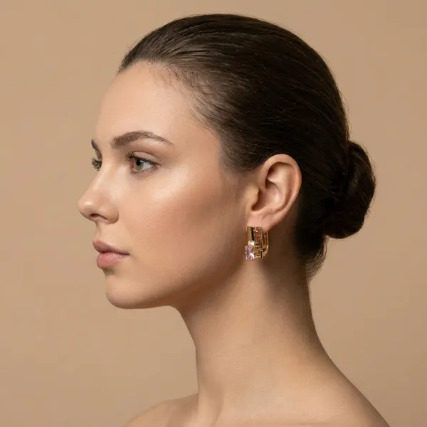 Pink_Geometric_Pink_Stone_Designer_Ears_Anti_Tarnish_Earring_For_Women