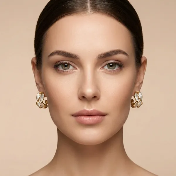 Gold_Pave_Knot_Stud_Ears_Anti_Tarnish_Earring_For_Women