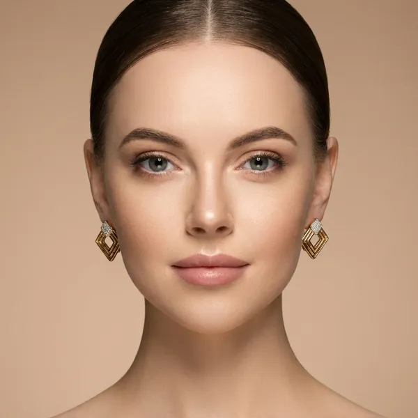 Gold_Geometric_Square_Drop_Ears_Anti_Tarnish_Earring_For_Women