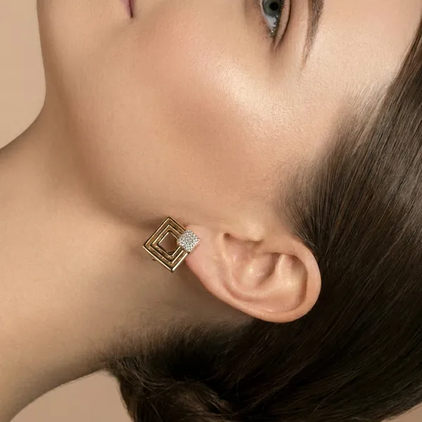Gold_Geometric_Square_Drop_Ears_Anti_Tarnish_Earring_For_Women