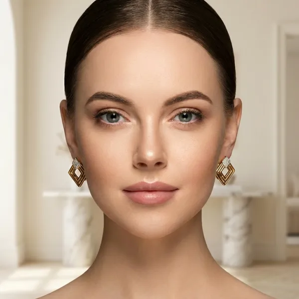 Gold_Geometric_Square_Drop_Ears_Anti_Tarnish_Earring_For_Women