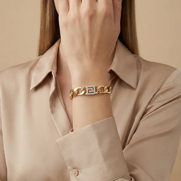 Gold_And_Silver_Geometric_Link_Anti_Tarnish_Bracelet_For_Women