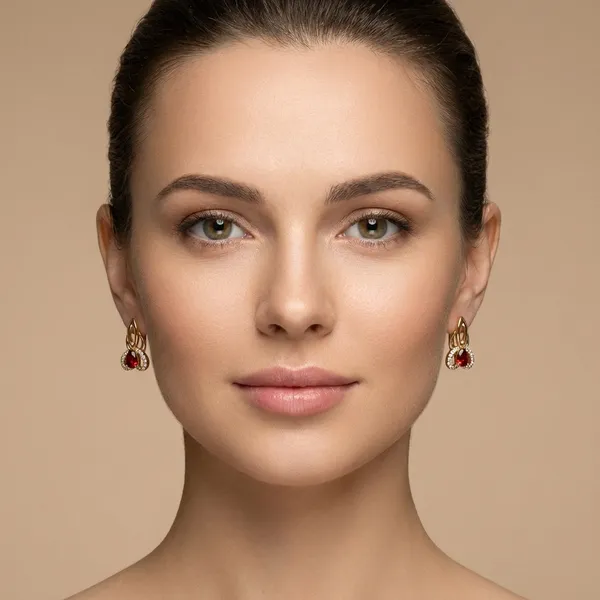 Red_Golden_Ruby_Teardrop_Crystal_Ears_Anti_Tarnish_Earring_For_Women