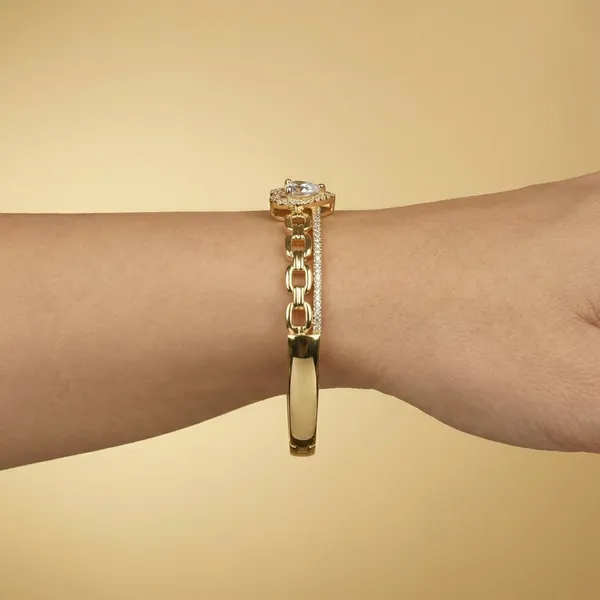 Gold_Elegant_Heart_Crystal_Chain_Anti_Tarnish_Ring_Bracelet_For_Women