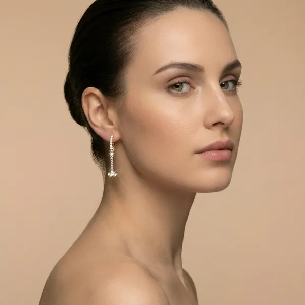 Gold_Vertical_Crystal_Drop_Tone_Ears_Anti_Tarnish_Earring_For_Women