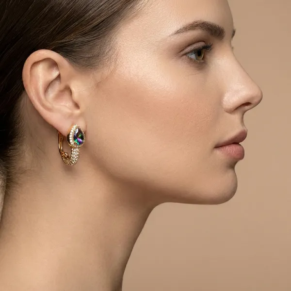 Rainbow_Teardrop_Crystal_Hoop_Ears_Anti_Tarnish_Earring_For_Women
