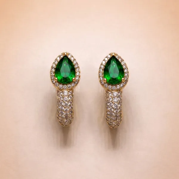 Green_Emerald_Teardrop_Crystal_Hoop_Ears_Anti_Tarnish_Earring_For_Women