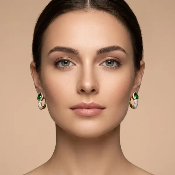 Green_Emerald_Teardrop_Crystal_Hoop_Ears_Anti_Tarnish_Earring_For_Women
