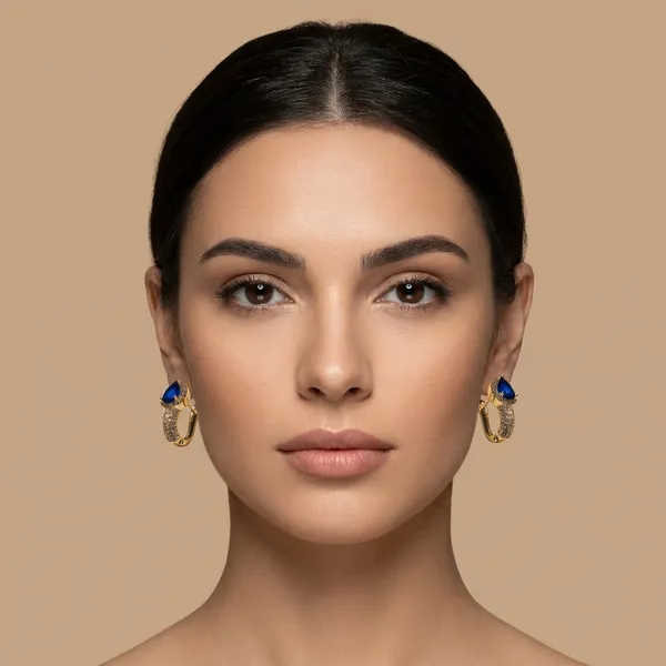 Blue_Teardrop_Crystal_Hoop_Ears_Anti_Tarnish_Earring_For_Women