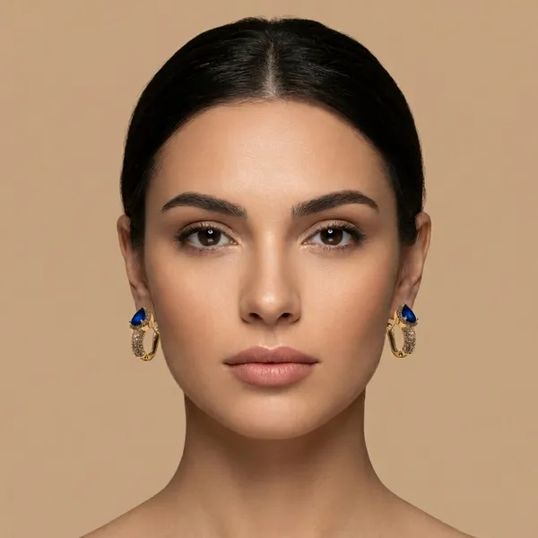 Blue_Teardrop_Crystal_Hoop_Ears_Anti_Tarnish_Earring_For_Women