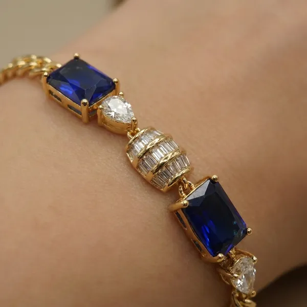 Blue_Link_Anti_Tarnish_Bracelet_For_Women