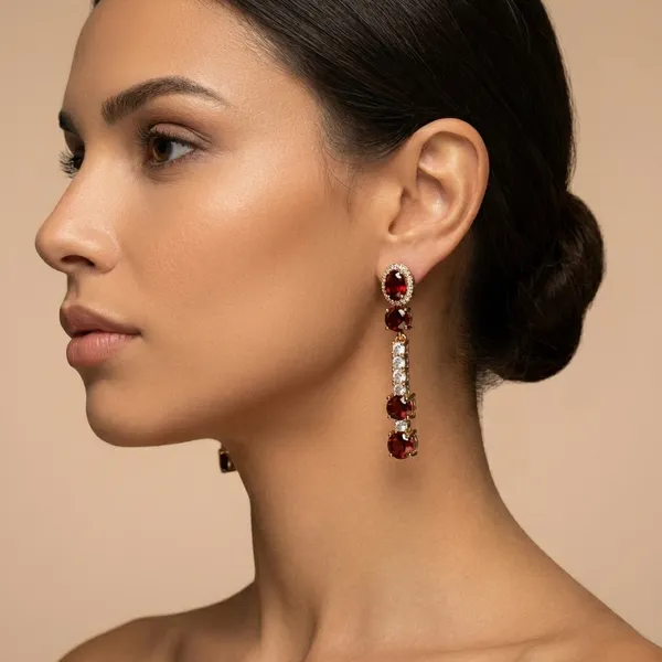Red_Ruby_Dangle_Ears_Anti_Tarnish_Earring_For_Women