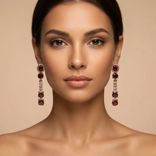 Red_Ruby_Dangle_Ears_Anti_Tarnish_Earring_For_Women