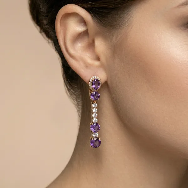 Purple_Stone_Dangle_Ears_Anti_Tarnish_Earring_For_Women
