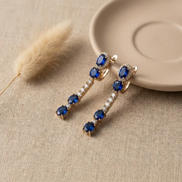 Blue_Crystal_Drop_Ears_Anti_Tarnish_Earring_For_Women