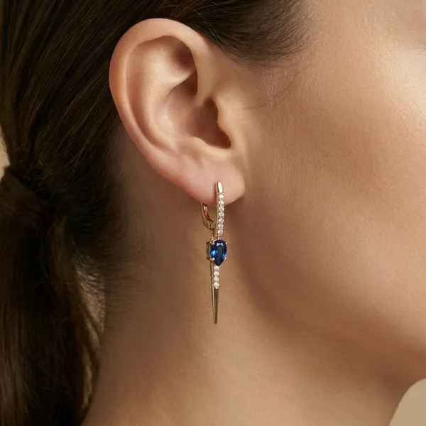 Blue_Crystal_Drop_Spike_Ears_Anti_Tarnish_Earring_For_Women