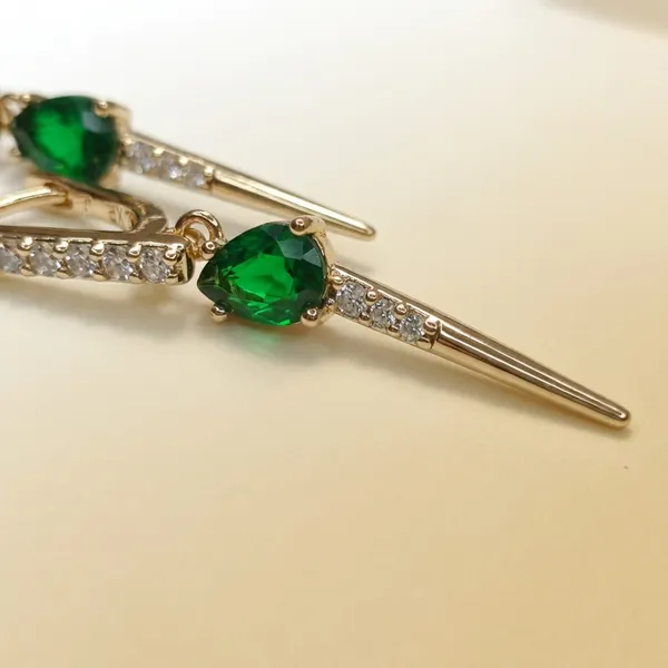 Green_Crystal_Drop_Spike_Ears_Anti_Tarnish_Earring_For_Women