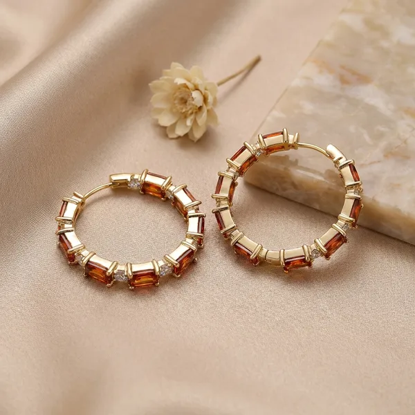 Red_Ruby_And_White_Stone_Gold_Hoop_Ears_Anti_Tarnish_Earring_For_Women