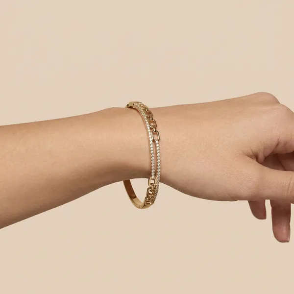 Gold_Chain_Link_Stone_Anti_Tarnish_Ring_Bracelet_For_Women