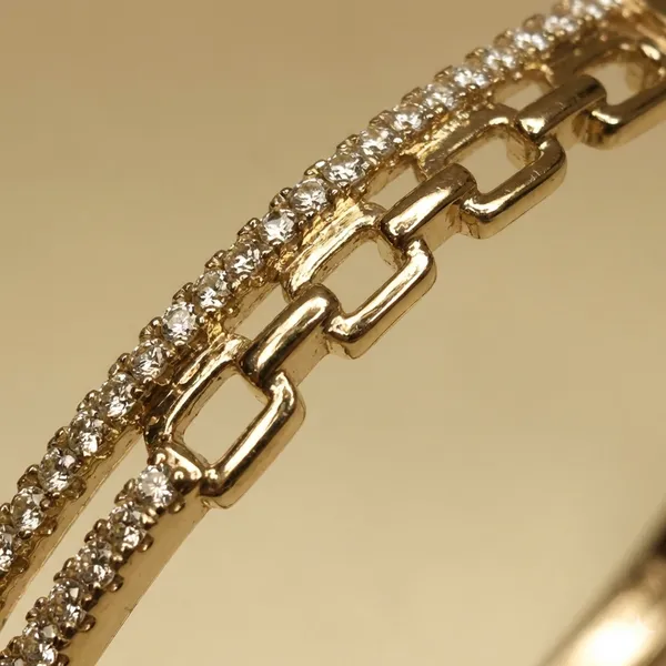 Gold_Chain_Link_Stone_Anti_Tarnish_Ring_Bracelet_For_Women