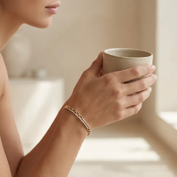 Gold_Chain_Link_Stone_Anti_Tarnish_Ring_Bracelet_For_Women