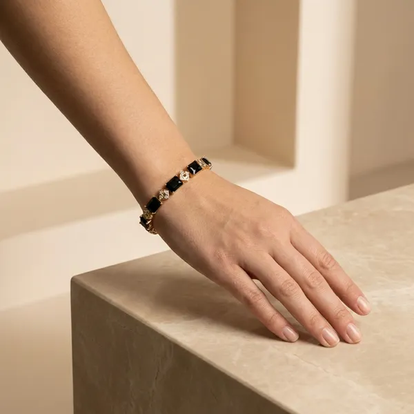 Black_Onyx_Pave_Anti_Tarnish_Bracelet_For_Women